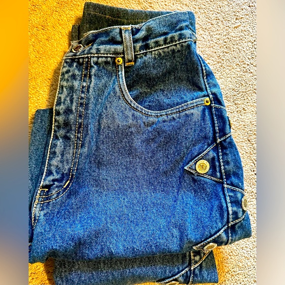 LAWMAN ** Vintage high waist western jeans size 3 / 4 - Picture 3 of 9